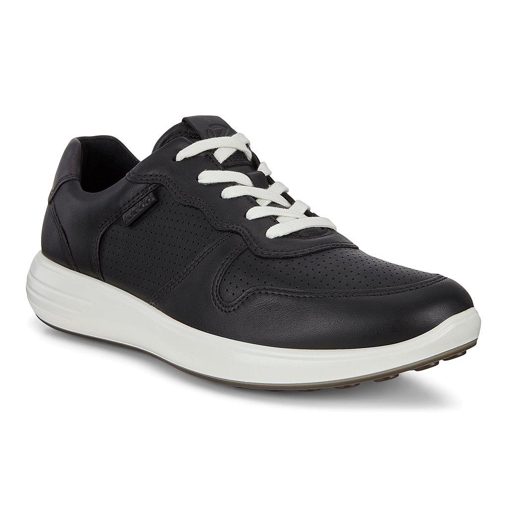 Ecco Soft 7 Runner Mens Sneakers In Black Online - India KBF-893715